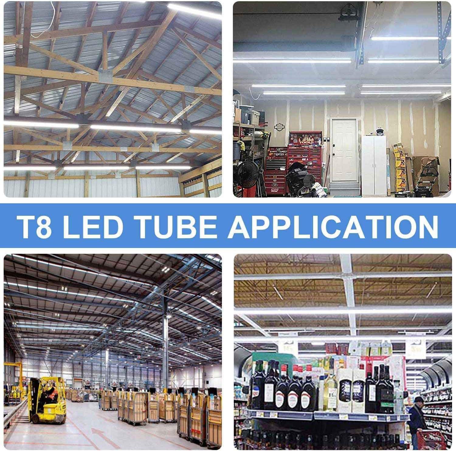 Thumbnail 6 de Henwsi LED Shop Lights 8-Foot