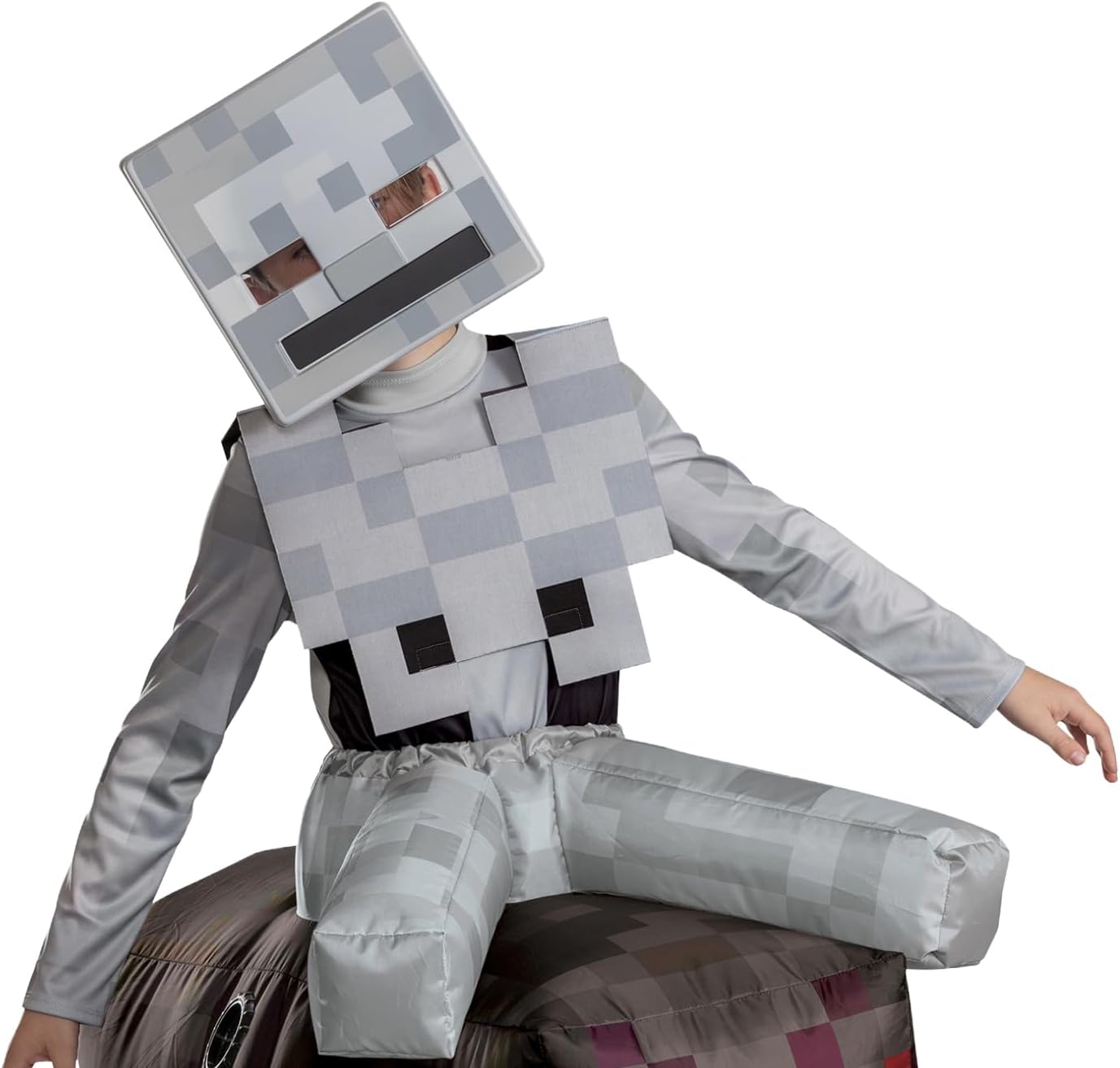 Thumbnail 6 de Minecraft Spider Jockey-kostuum voor kinderen, opblaasbaar en unisex