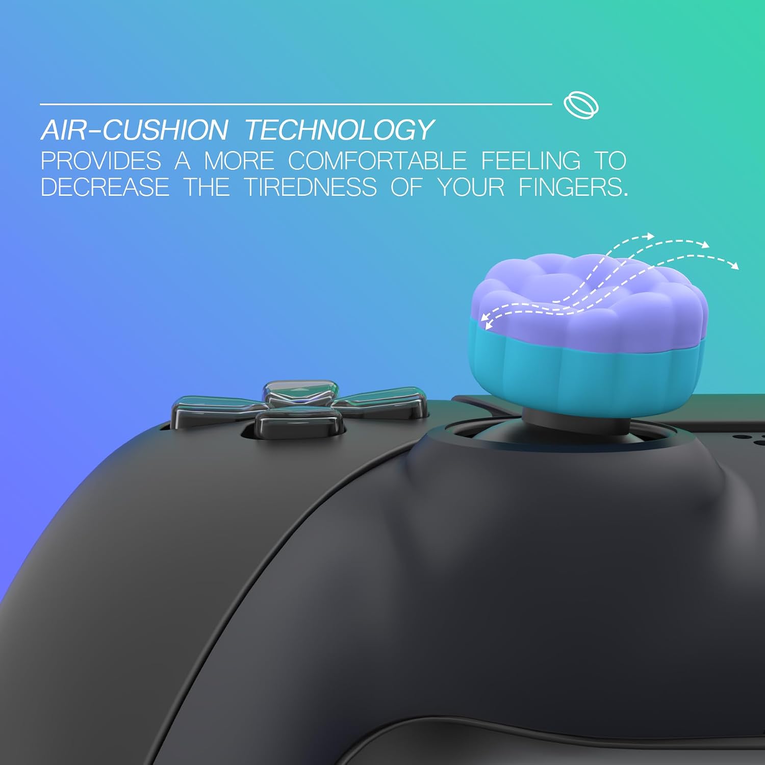 Detalle 2 de PlayVital Thumbs Cushion Caps for PS5 thumbsticks