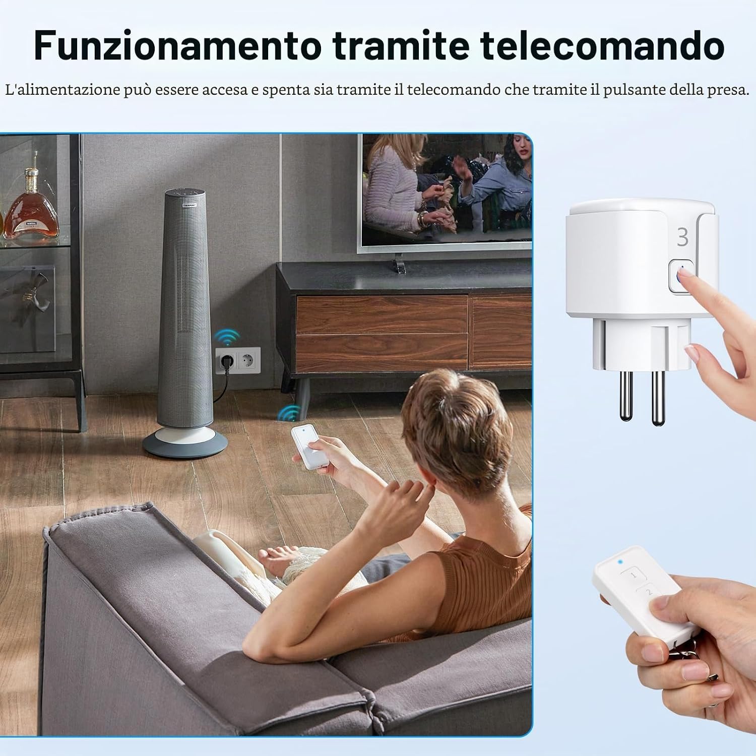 Detalle 1 de Presa telecomandata 3 pezzi 30 m