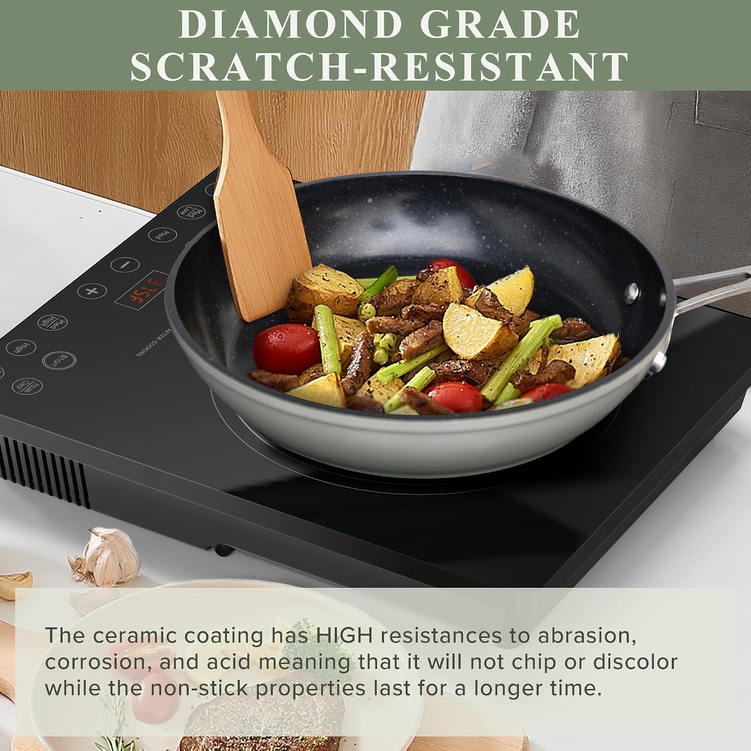 Thumbnail 3 de Nuwave Duralon Blue Cookware Set