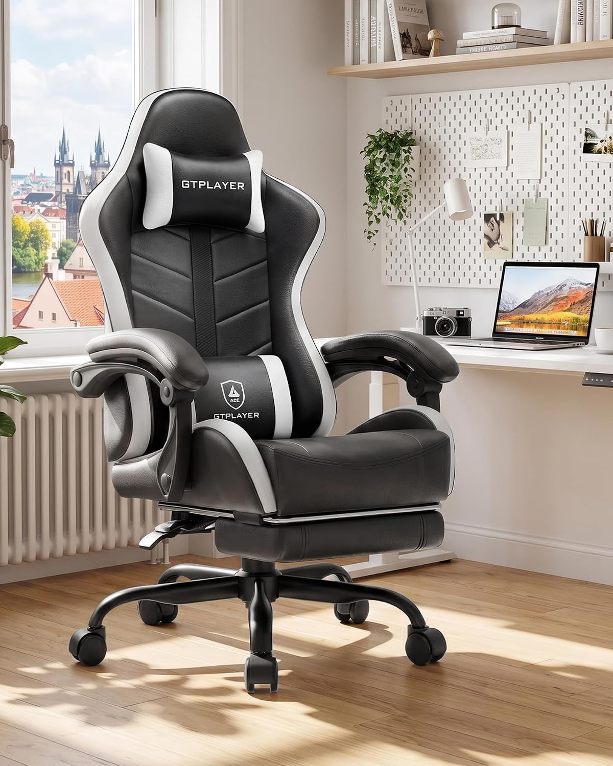Detalle de GTPLAYER Gaming Chair, Pearl White