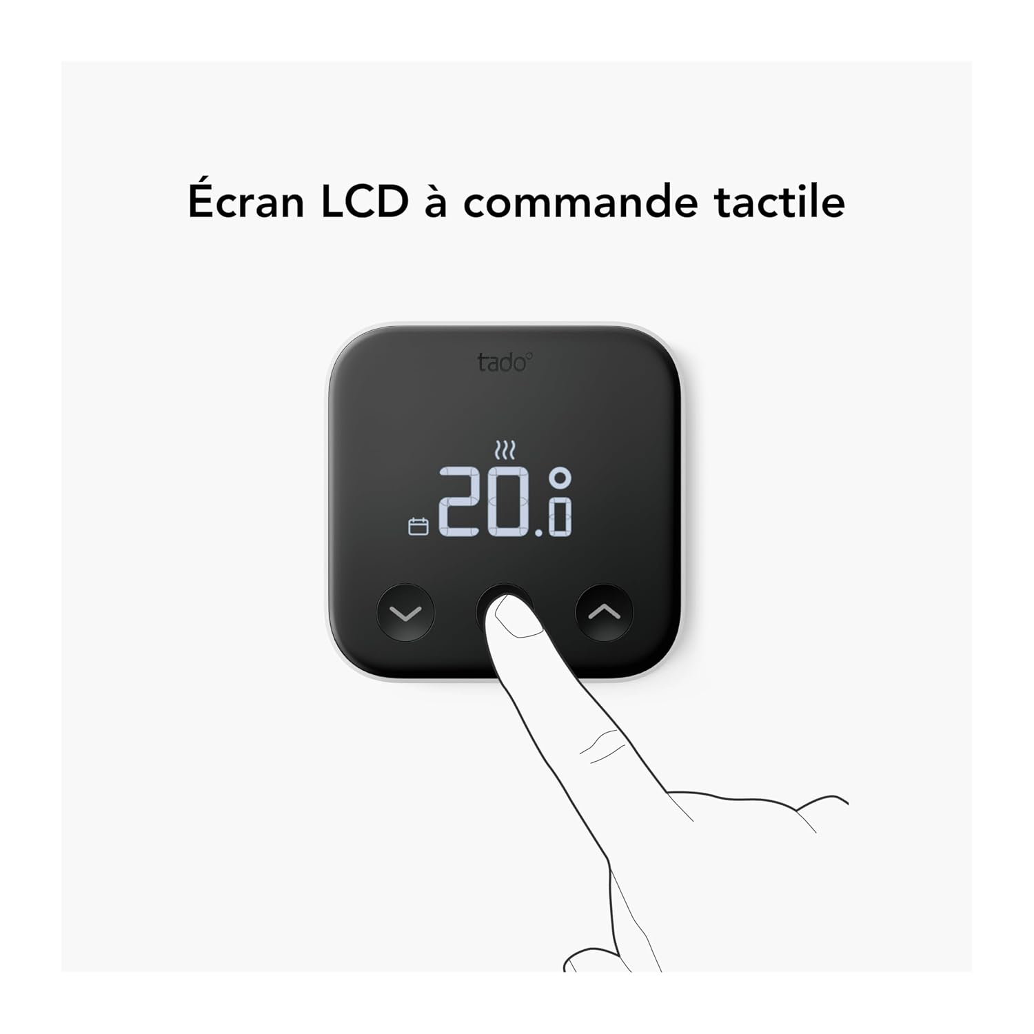 Detalle 2 de tado° Thermostat X connecté sans fil, kit thermostat 1️⃣