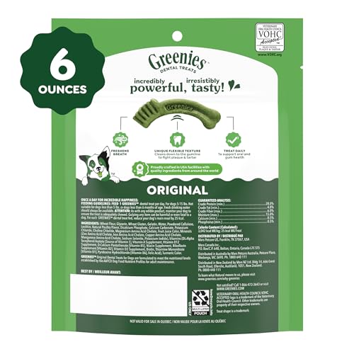 Thumbnail 9 de Greenies Teenie Original Natural Dental Dog Treats, Chicken — 22 Count (Small Dogs)