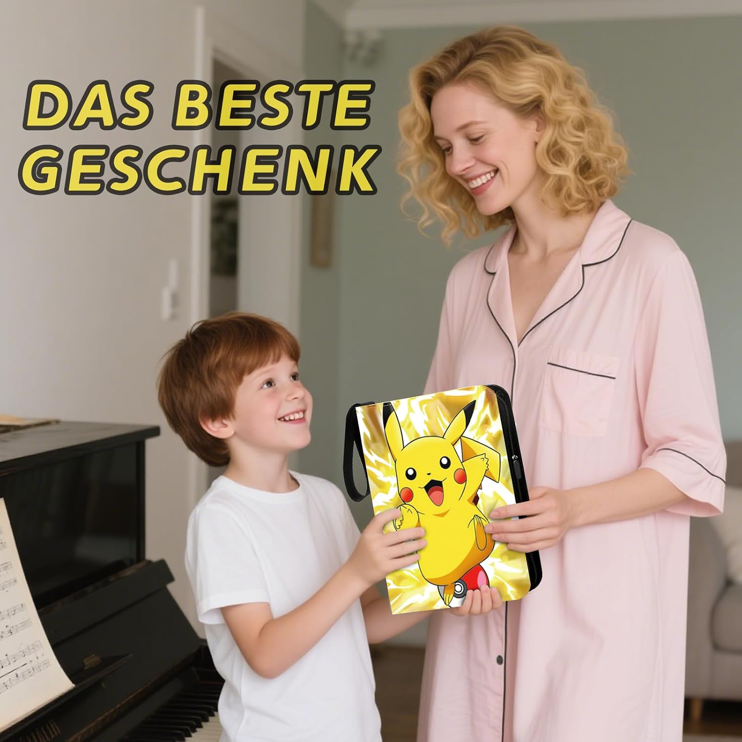 Thumbnail 6 de JATERWI Sammelkarten Album – 55 Seiten, 440 Karten Kapazität, PU Leder, wasserdicht, Reißverschluss