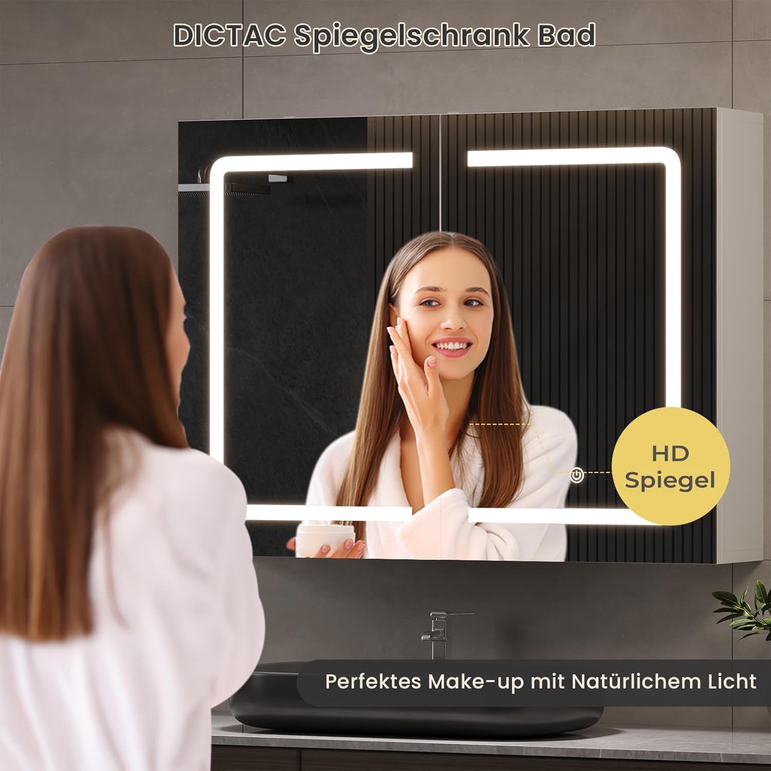 Thumbnail 3 de DICTAC specchio contenitore bagno 70x16x60