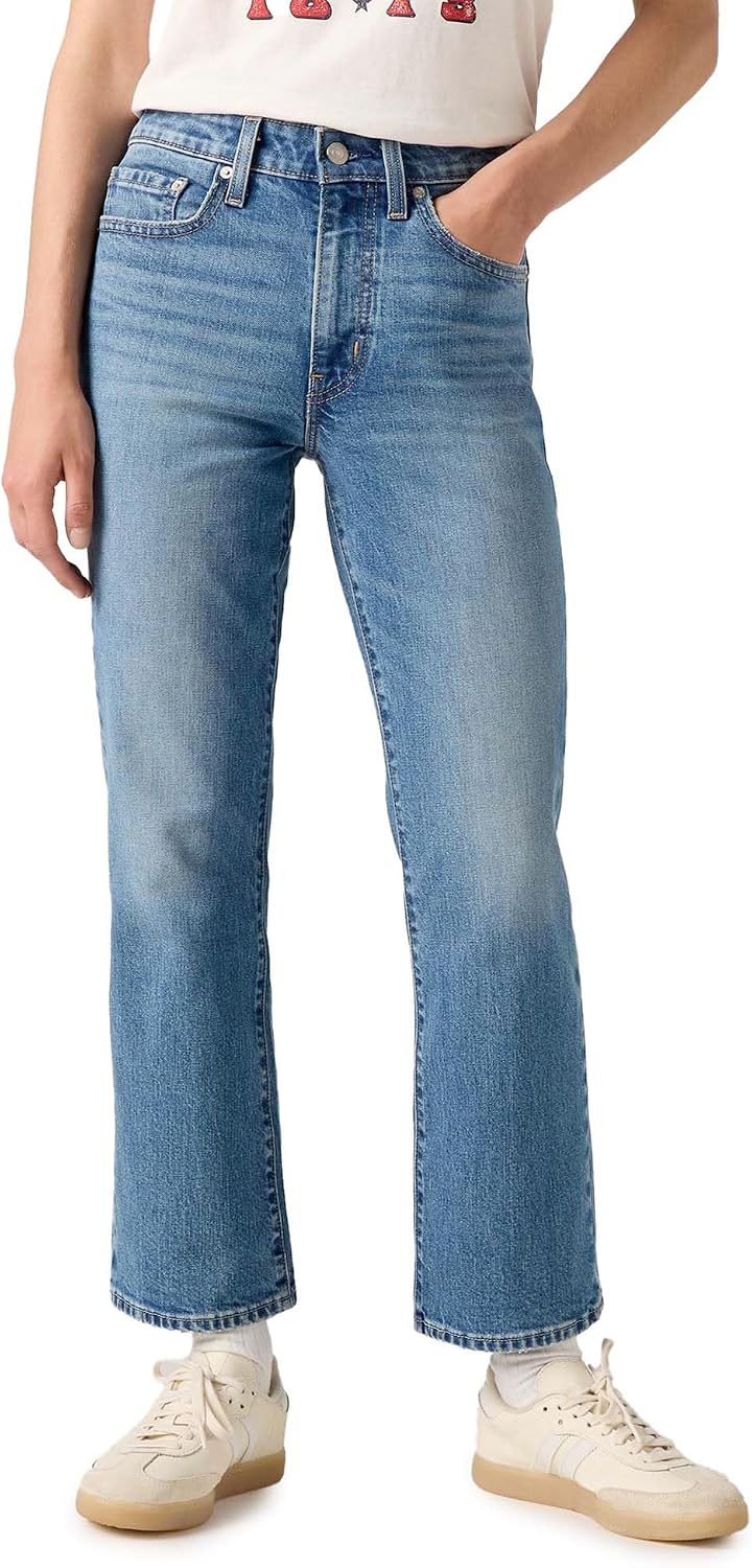 Detalle de Levi's 725 Bootcut Ankle Jeans Mujer
