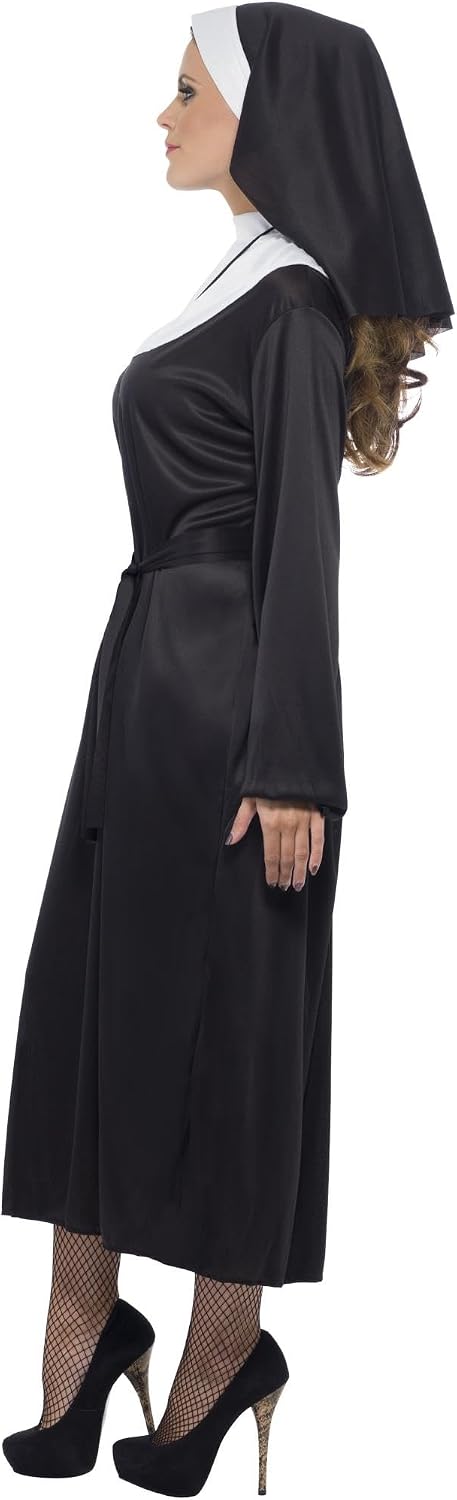 Detalle 2 de Smiffys Nun Costume Dress 40-42" Bust