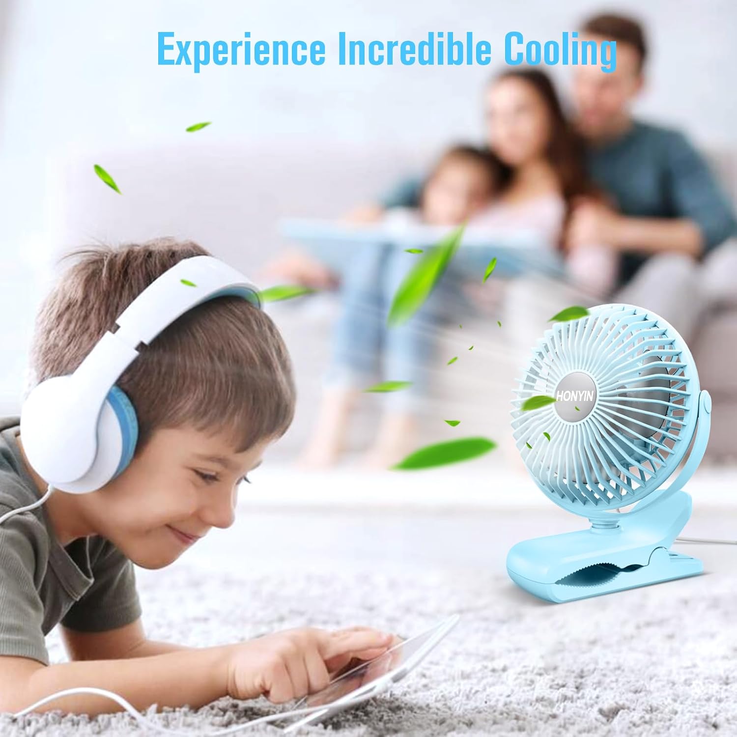 Thumbnail 5 de HONYIN Mini USB Clip Fan review: compact 2-in-1 clip and desk fan with 720° rotation