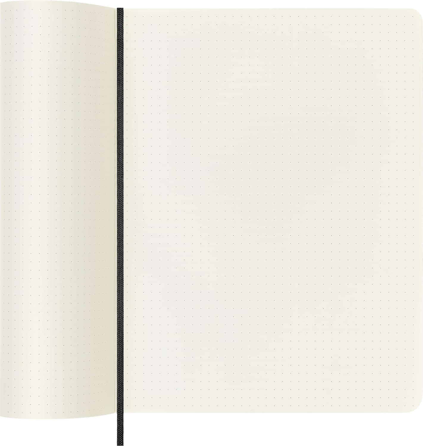 Detalle 2 de Moleskine Classic Notebook with Dotted Pages — XL, Black, Soft Cover (19 x 25 cm)