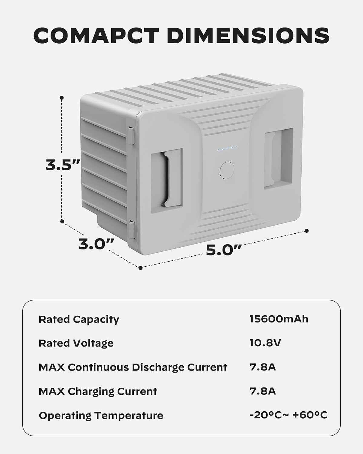 Thumbnail 6 de Silonn SLIM39TA-BA Detachable 168 Wh Battery for SLIM39 Ice Makers