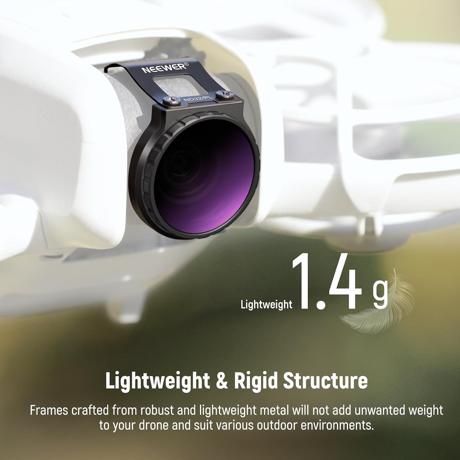 Thumbnail 5 de NEEWER Ensemble de filtres ND/CPL pour DJI Neo — kit 4 pièces ND8/PL à ND64/PL