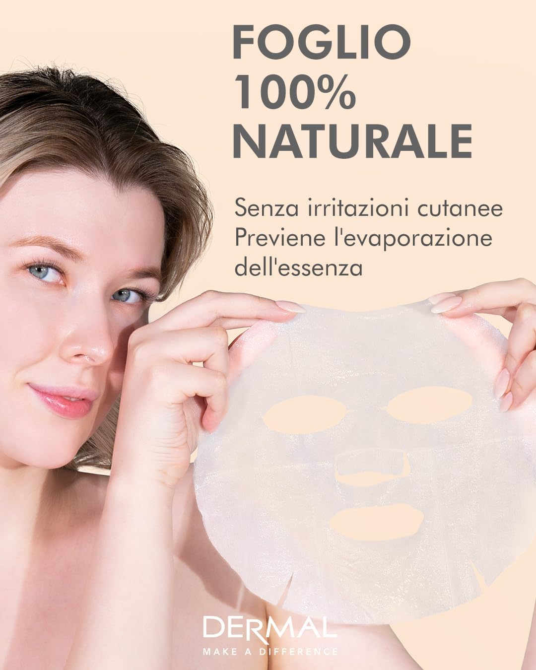 Thumbnail 3 de DERMAL Maschera viso coreana all'essenza di collagene all'aloe – 10 fogli, idratazione intensa e azione lenitiva