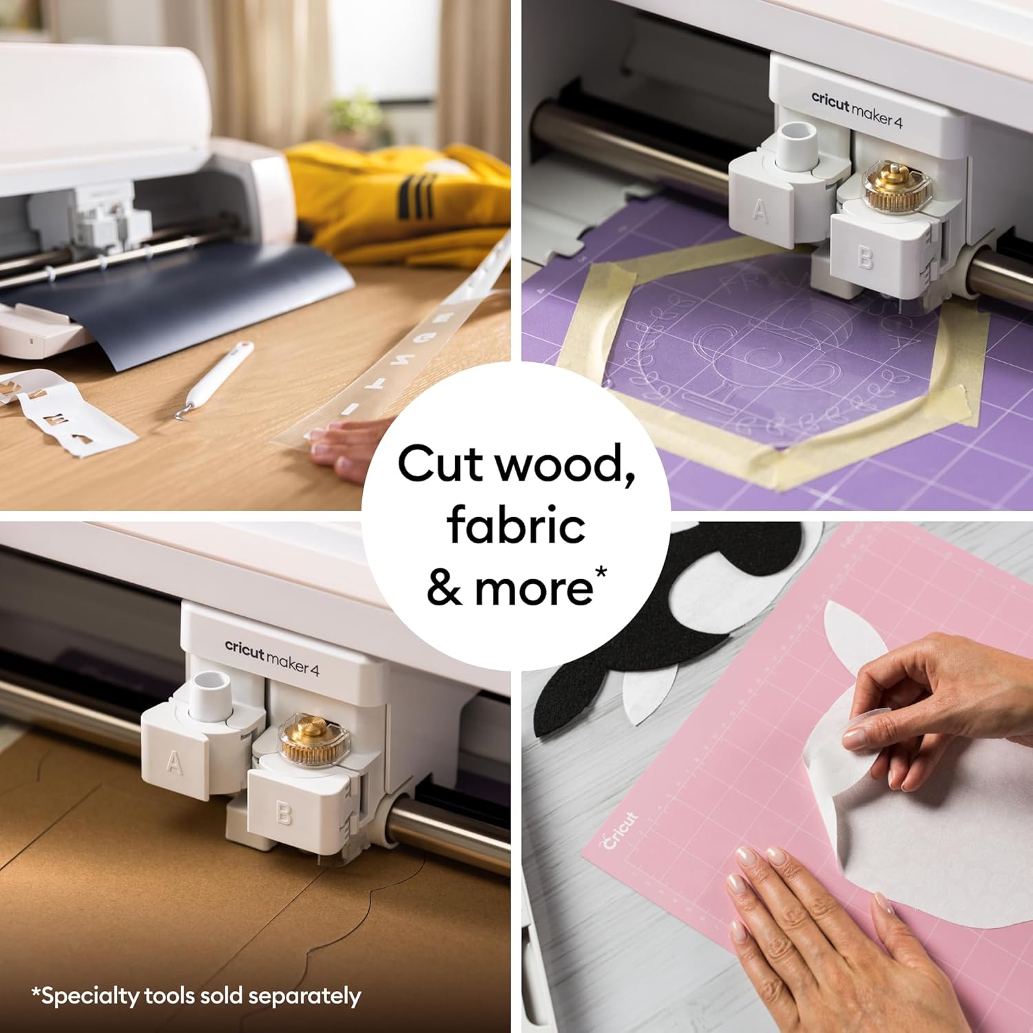 Thumbnail 4 de Cricut Maker 4 Smart Cutting Machine (Seashell) Digital Content Bundle with Design Space Images