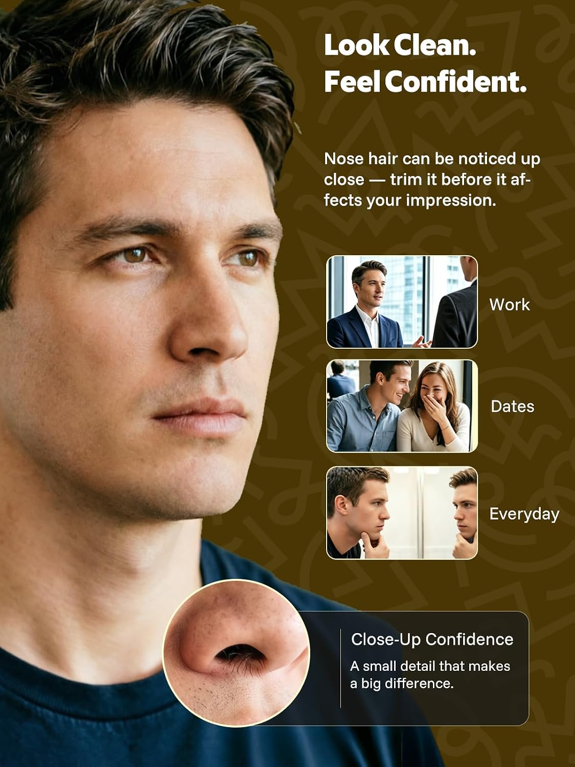 Thumbnail 1 de MANSPOT Nose Hair Trimmer, 90-minute runtime