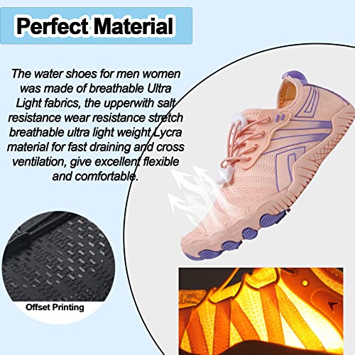 Detalle de Bravover Quick Dry Barefoot Aqua Shoes – Mens & Womens Beach & Pool Shoes
