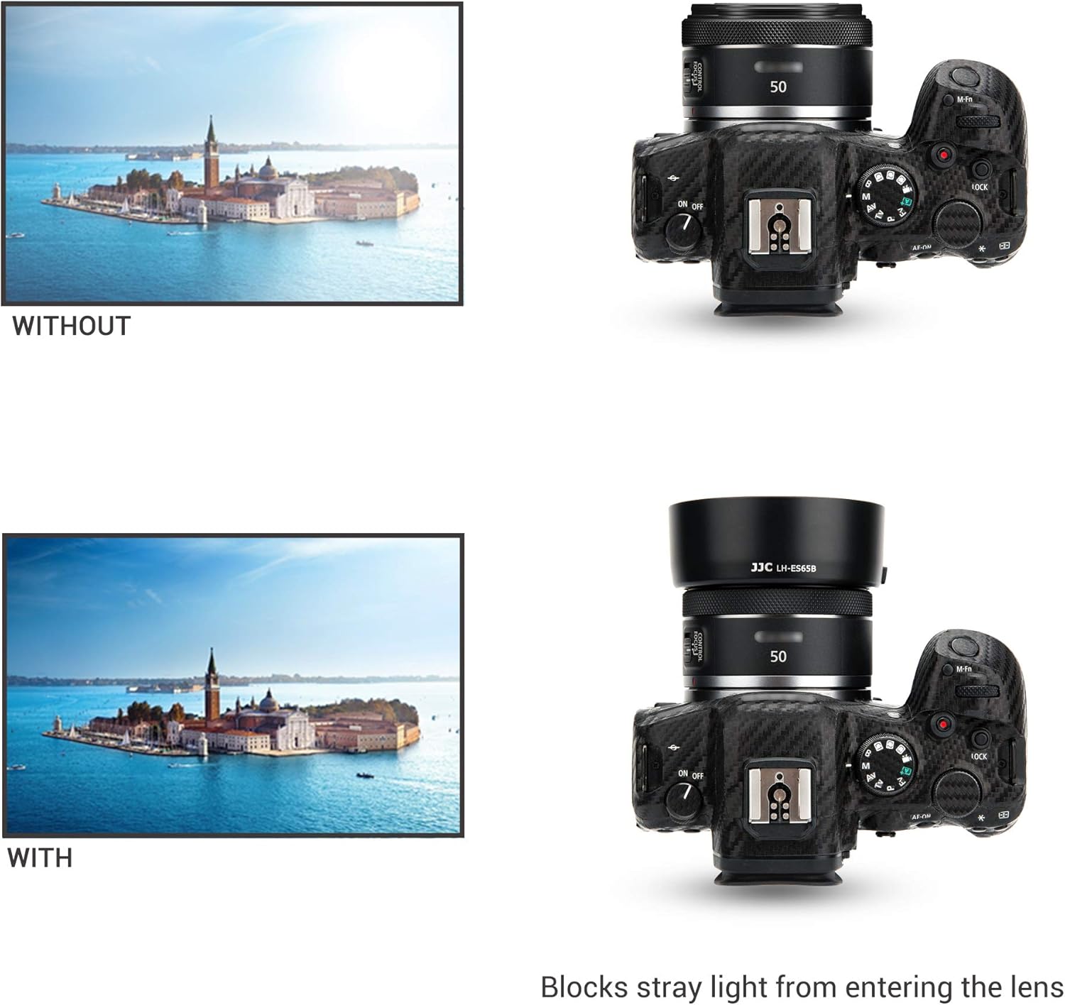 Thumbnail 6 de Bayonet Lens Hood 43mm for Canon RF 50mm f/1.8