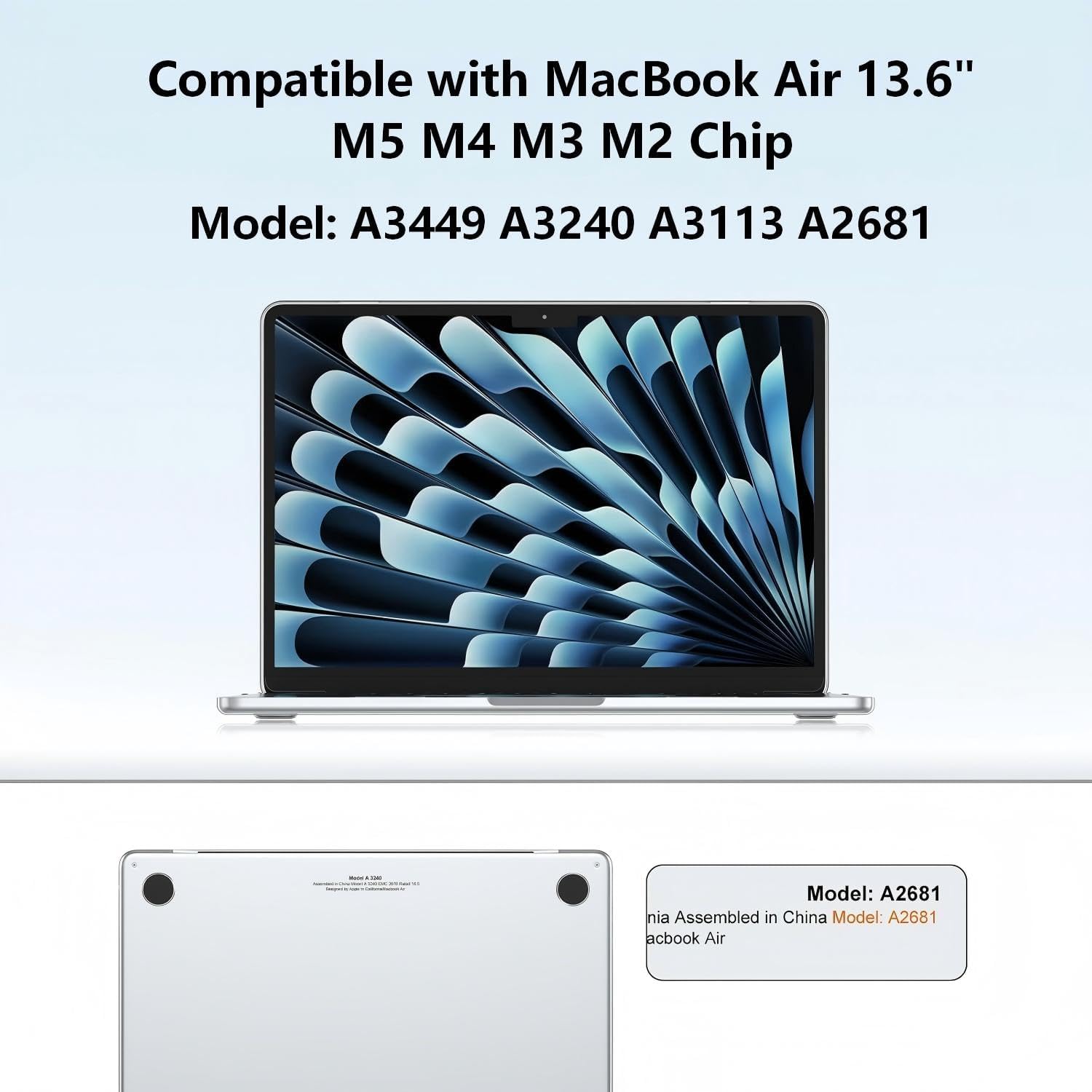 Thumbnail 1 de MacBook Air Ultradünne Hülle 13,6 Zoll