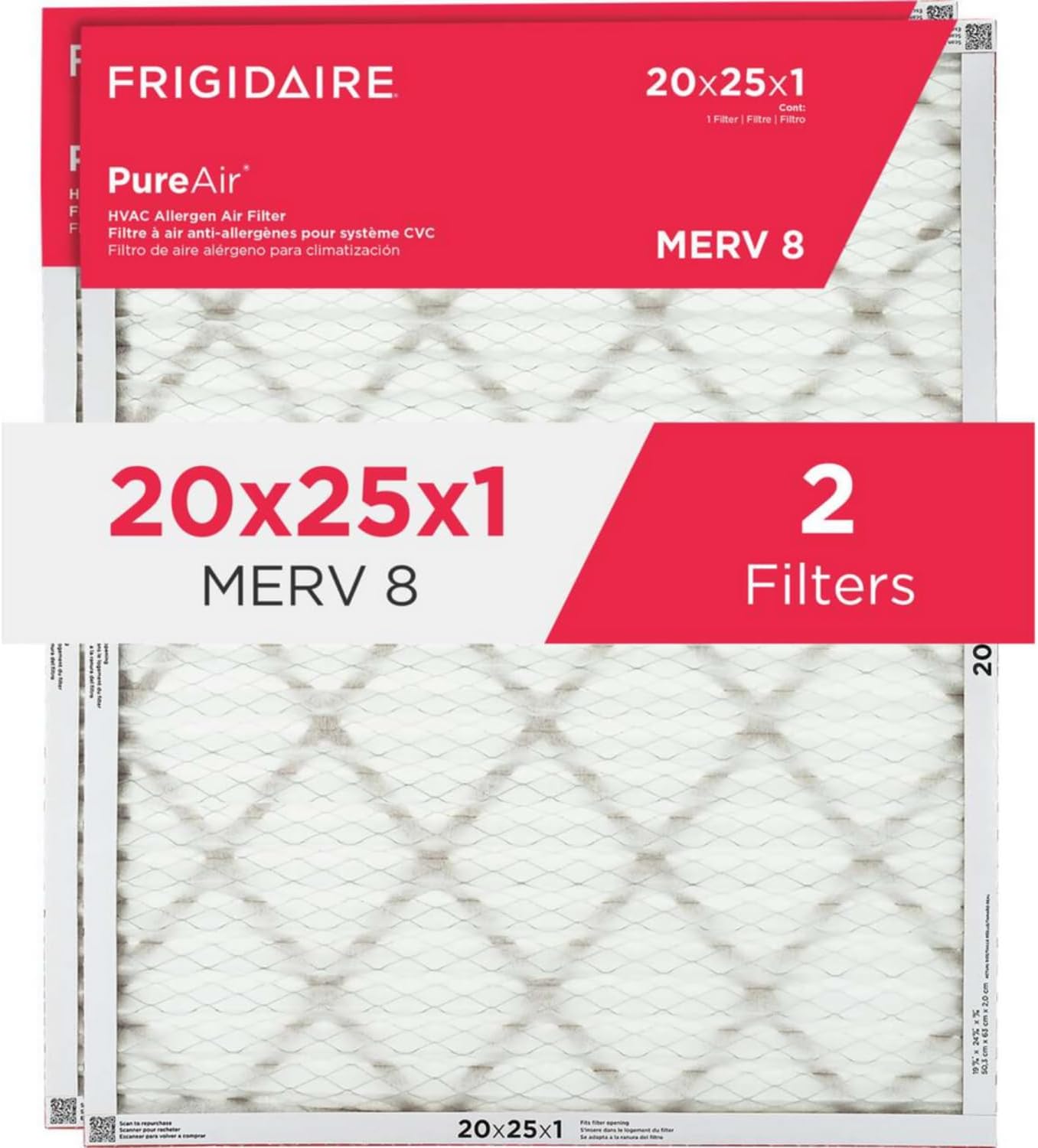 Detalle de Frigidaire Air Filter 20 x 25 x 1-inch