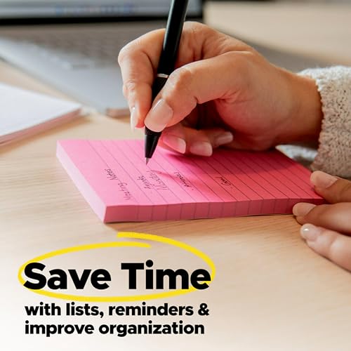 Thumbnail 8 de Post-it Super Sticky Notes 3 x 3 in, Supernova Neons (24 Pads)