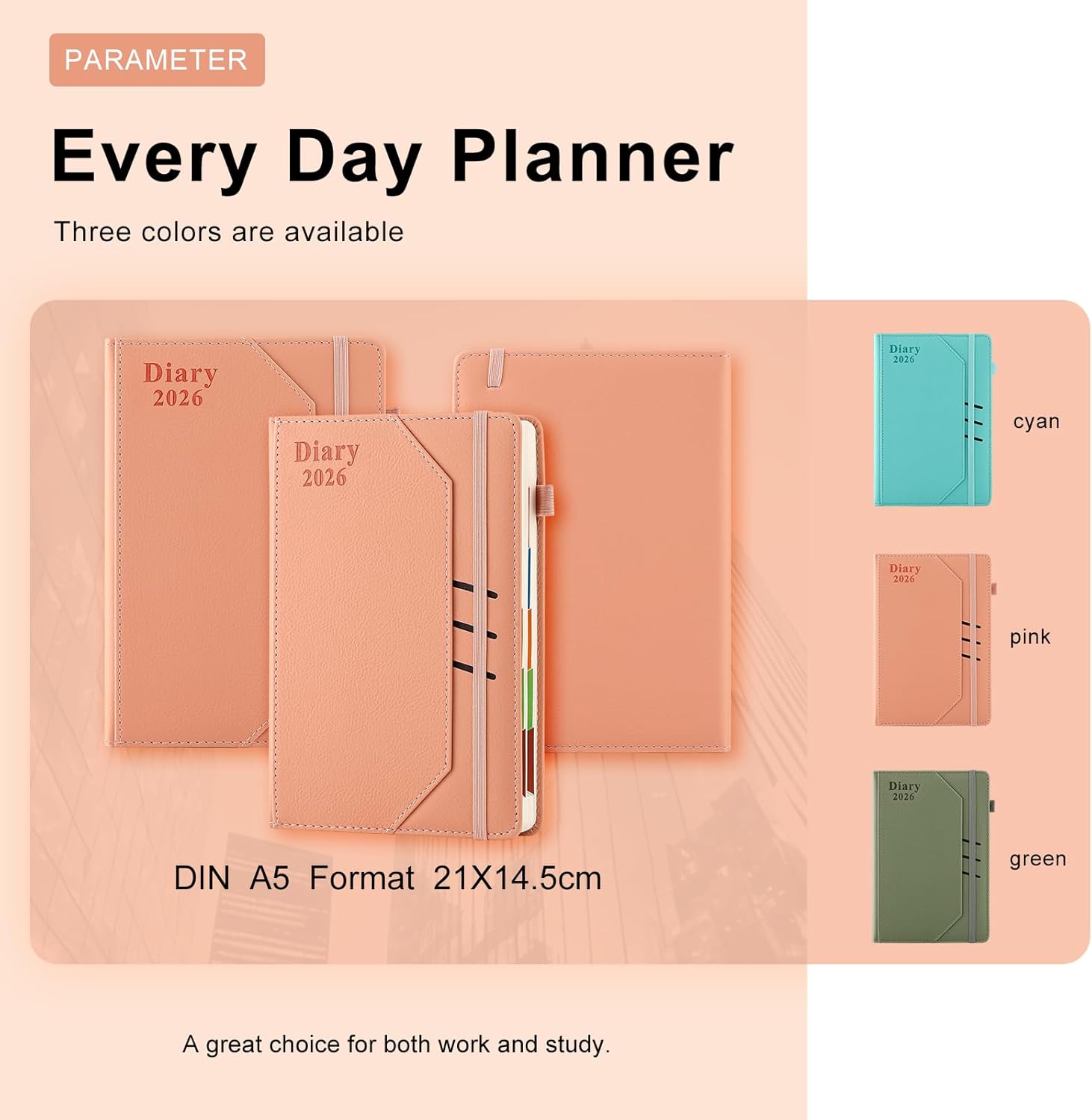 Thumbnail 6 de Academic Diary 2026 A5 daily planner 📔