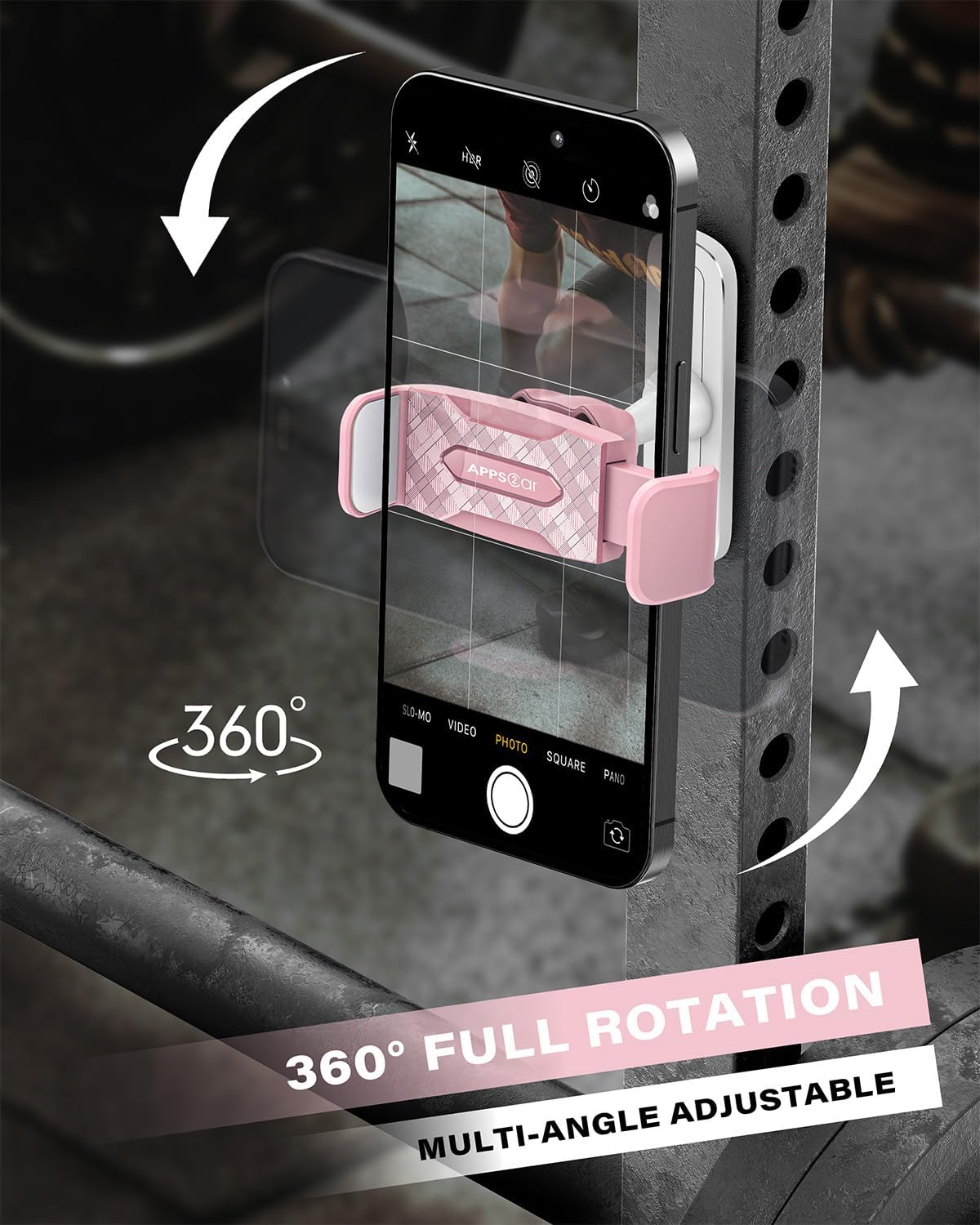 Thumbnail 4 de APPS2Car Gym Magnetic Phone Holder 360
