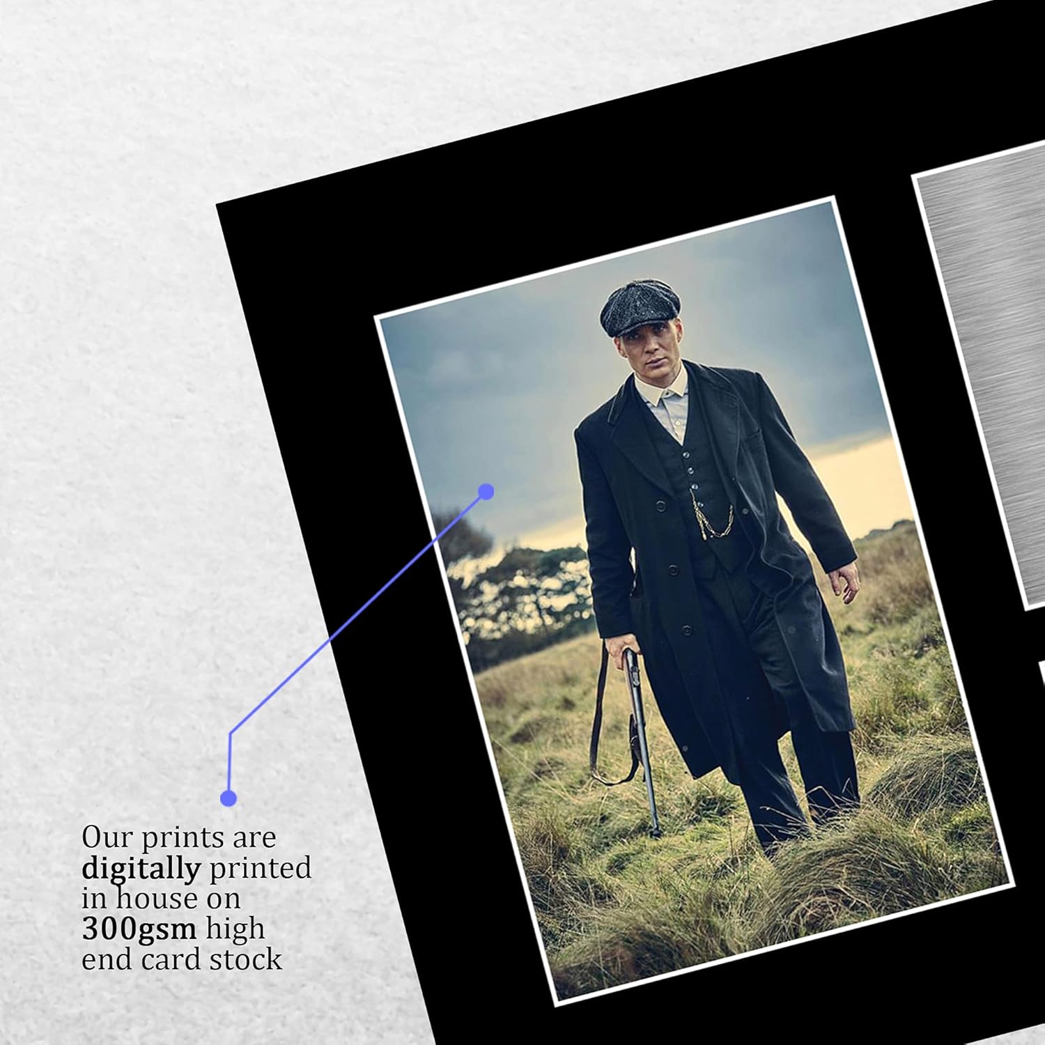 Thumbnail 3 de HWC Trading Cillian Murphy A4 Printed Autograph Peaky Blinders Gift Display (unframed)
