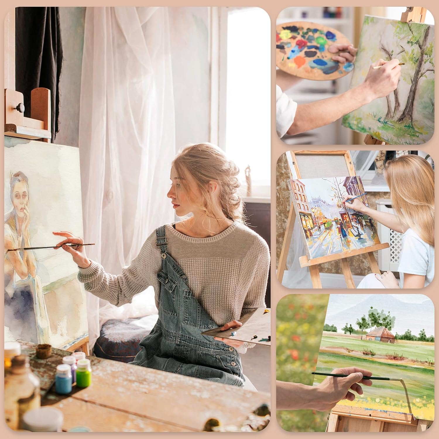 Thumbnail 4 de 100PCS 5x7 Watercolor Paper Pad 140lb/300g 🎨