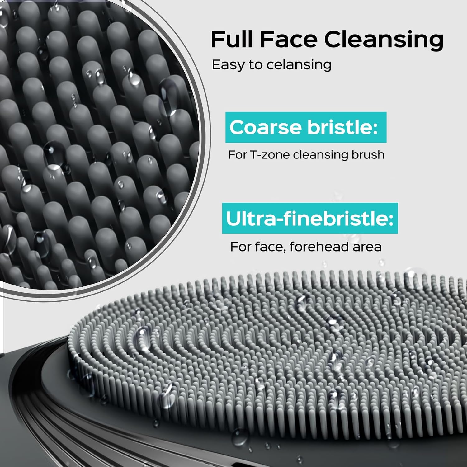 Thumbnail 5 de COSLUS FBS01 silicone cleansing brush 5 modes