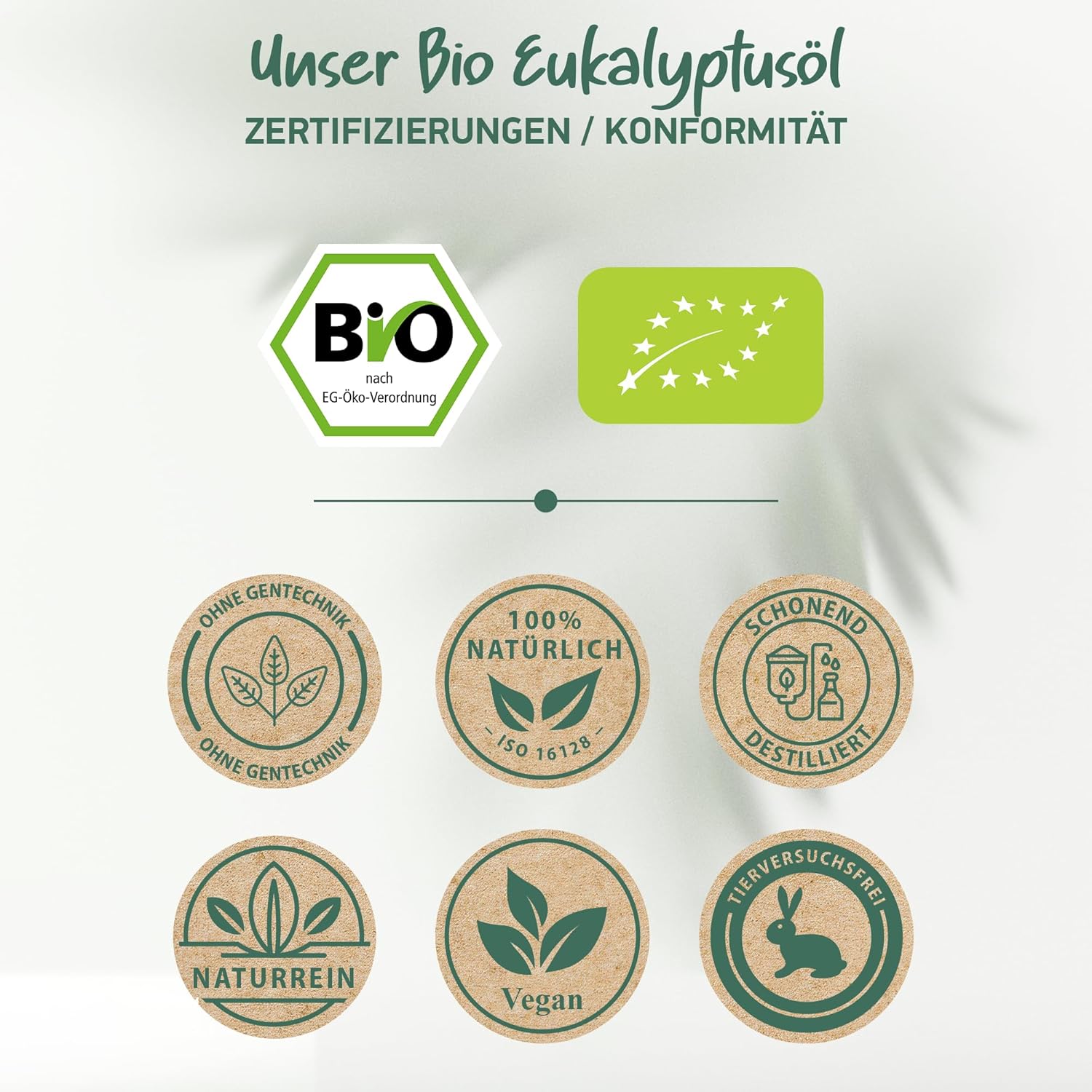 Thumbnail 2 de BIO Eukalyptusöl [BIO-ZERTIFIZIERT] 100% naturrein – vielseitig einsetzbar für Ernährung, Aromatherapie, Inhalation und Sauna