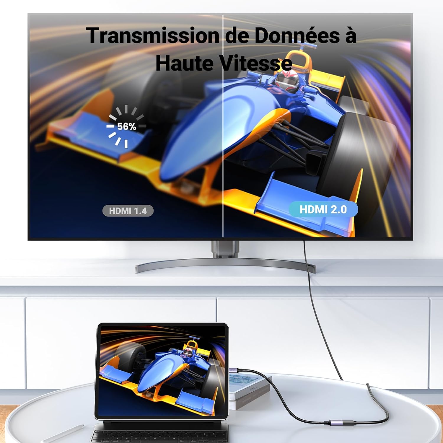 Detalle de UGREEN Micro HDMI vers HDMI 4K 60Hz 25CM