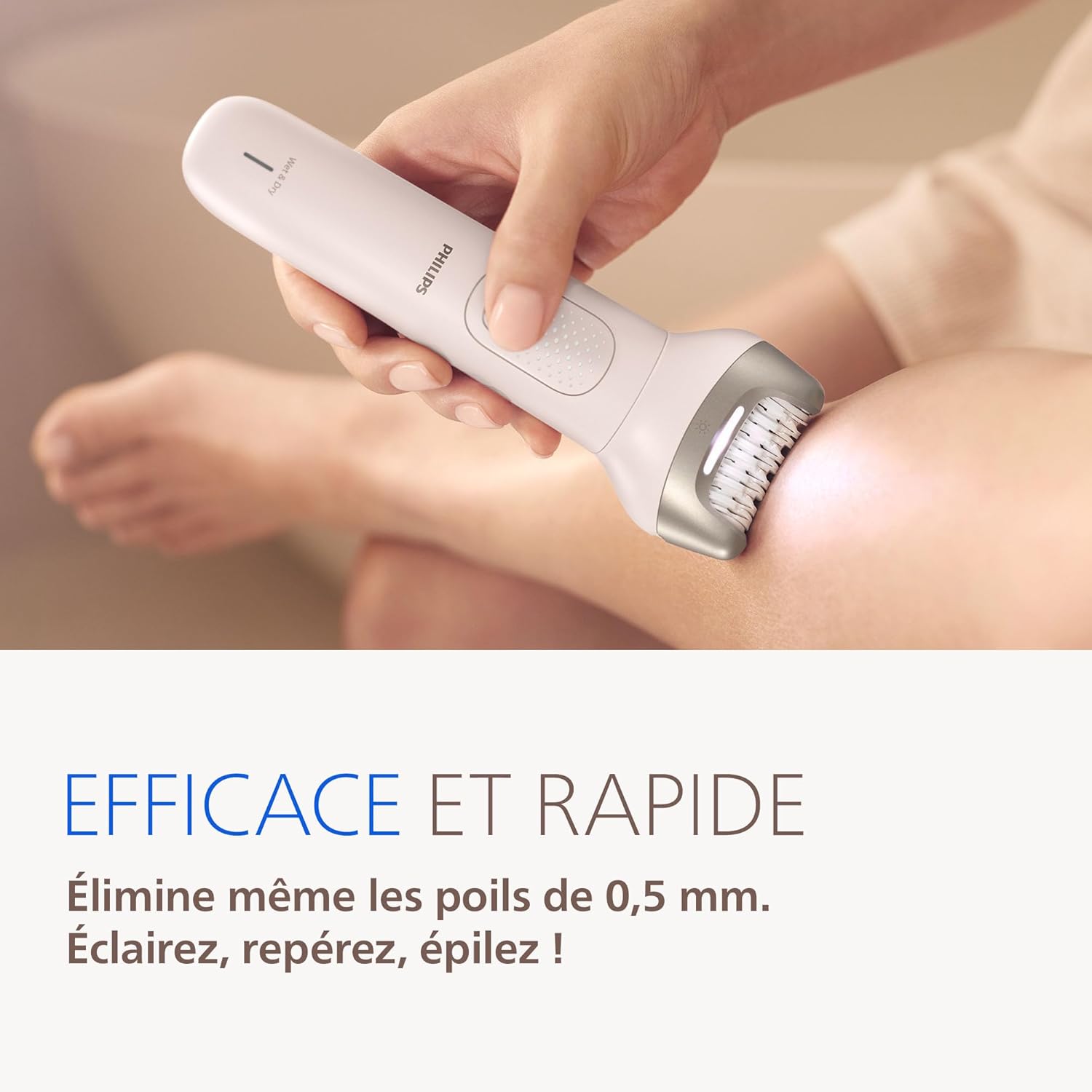 Thumbnail 6 de Philips Beauty Set BRE749/00: soin corps et peau sans fil avec SkinLED et 12 accessoires