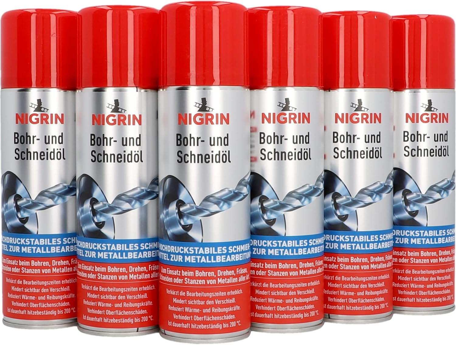 Thumbnail 3 de NIGRIN Bohr- und Schneideöl 250 ml – hochdruckstabiles silikonfreies Schmiermittel für Metallbearbeitung