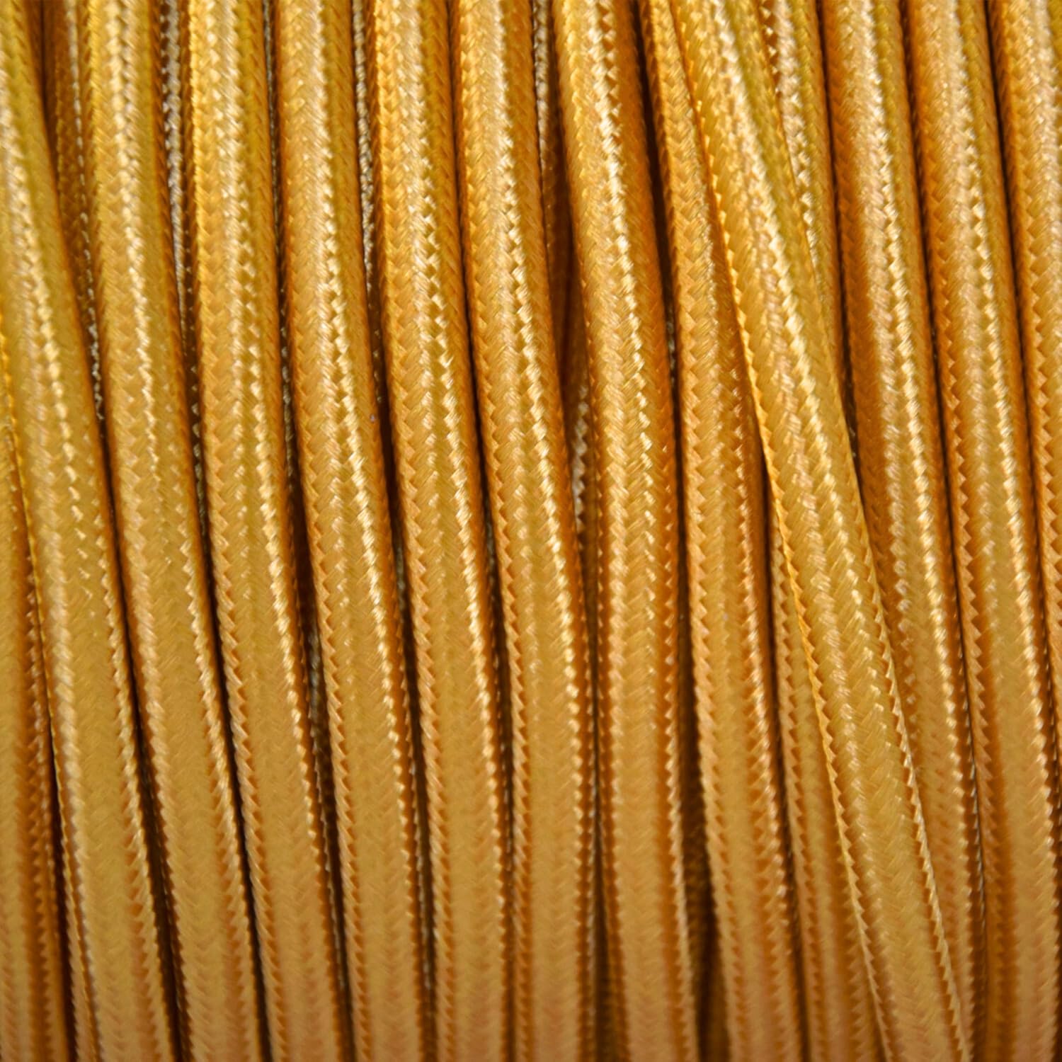 Thumbnail 1 de smartect Textilkabel Gold – 5 m dreipoliges Stofflampenkabel für DIY-Projekte