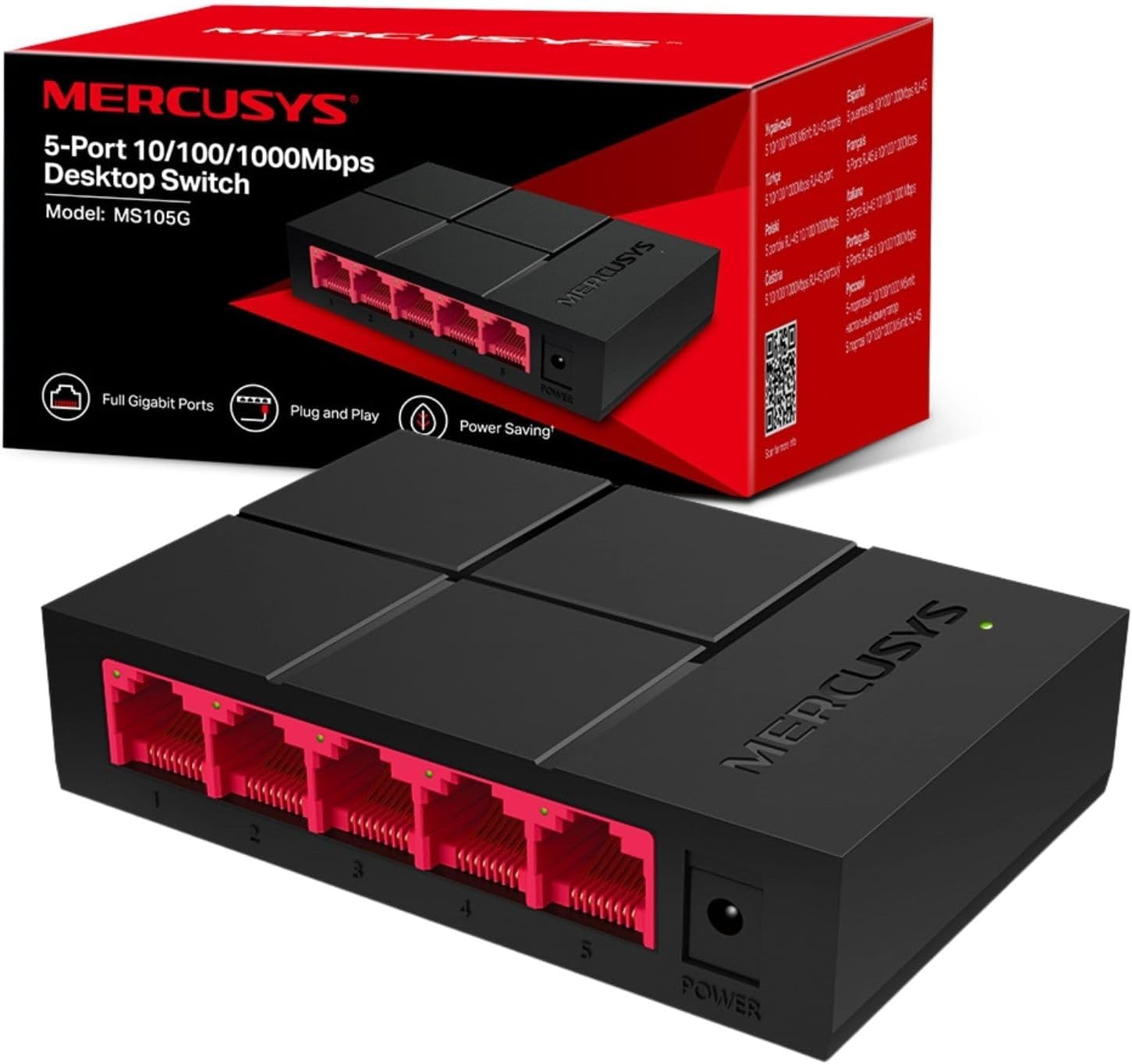 Thumbnail 6 de MERCUSYS MS108G 8-Port Gigabit Switch