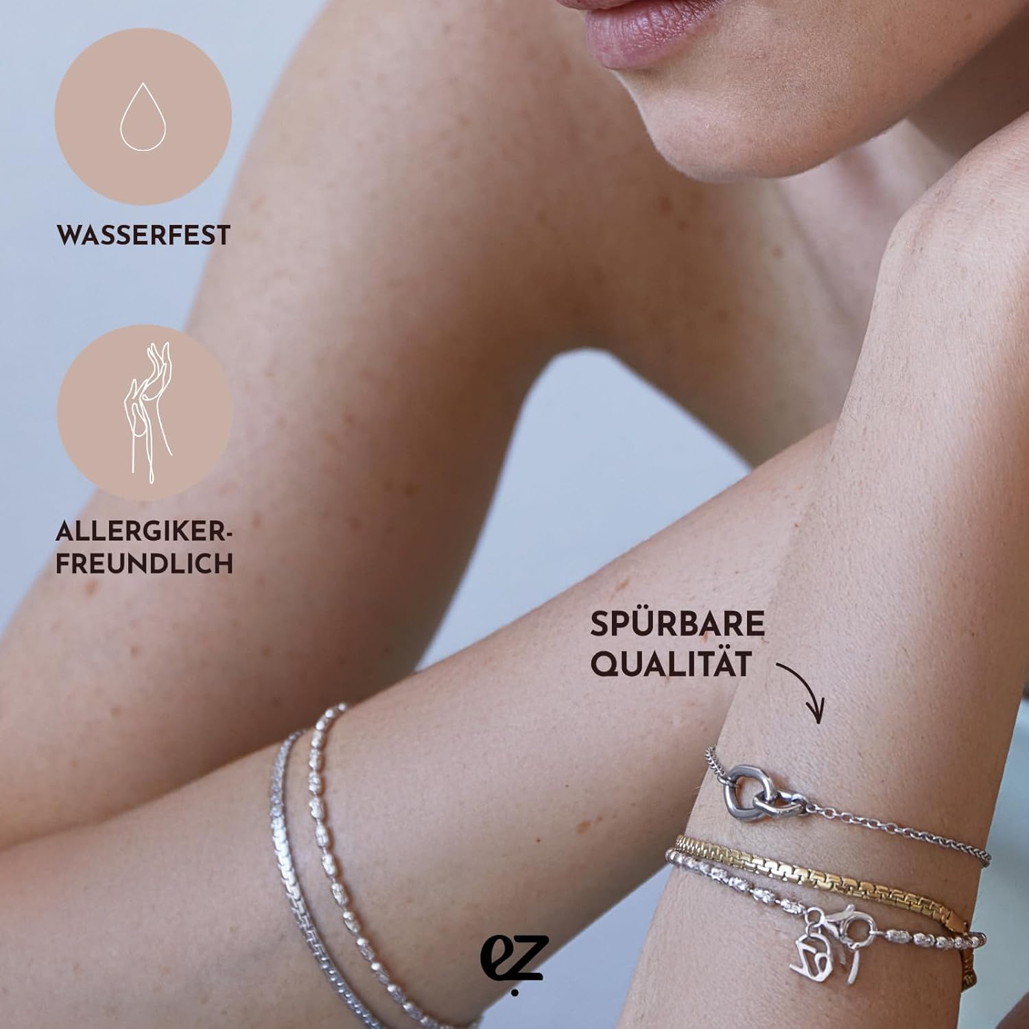 Thumbnail 3 de ECHTZEIT Armband aus Edelstahl – 21 cm lang | The Y-Sleek