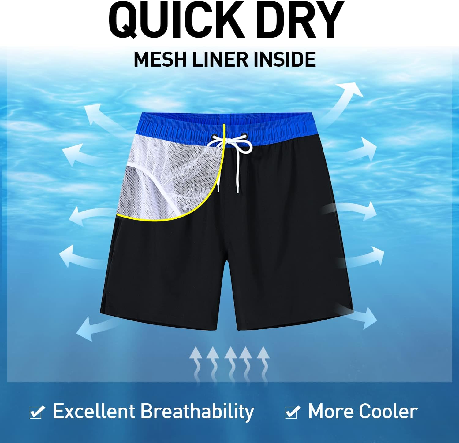 Thumbnail 1 de Arcweg Pantaloncini da Bagno Uomo: asciugatura rapida e comfort per spiaggia e sport acquatici