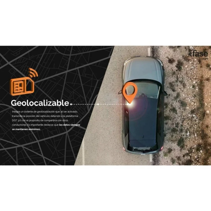 Thumbnail 2 de FaseLight Baliza V16 conectada negra con gafas 🚨