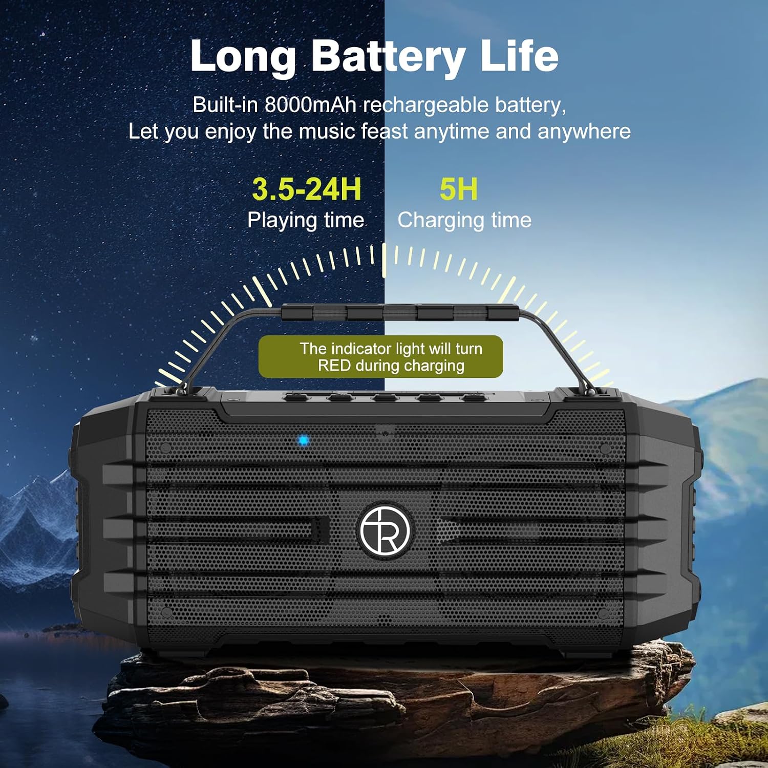 Thumbnail 4 de Tragbarer Bluetooth-Lautsprecher 120 W Peak