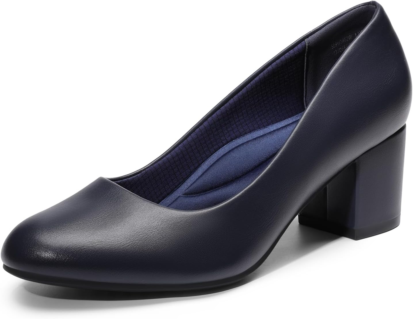 Detalle de DREAM PAIRS Women's Block Heel Pumps with 3D Cushioned Insole, 2.24-Inch Heel