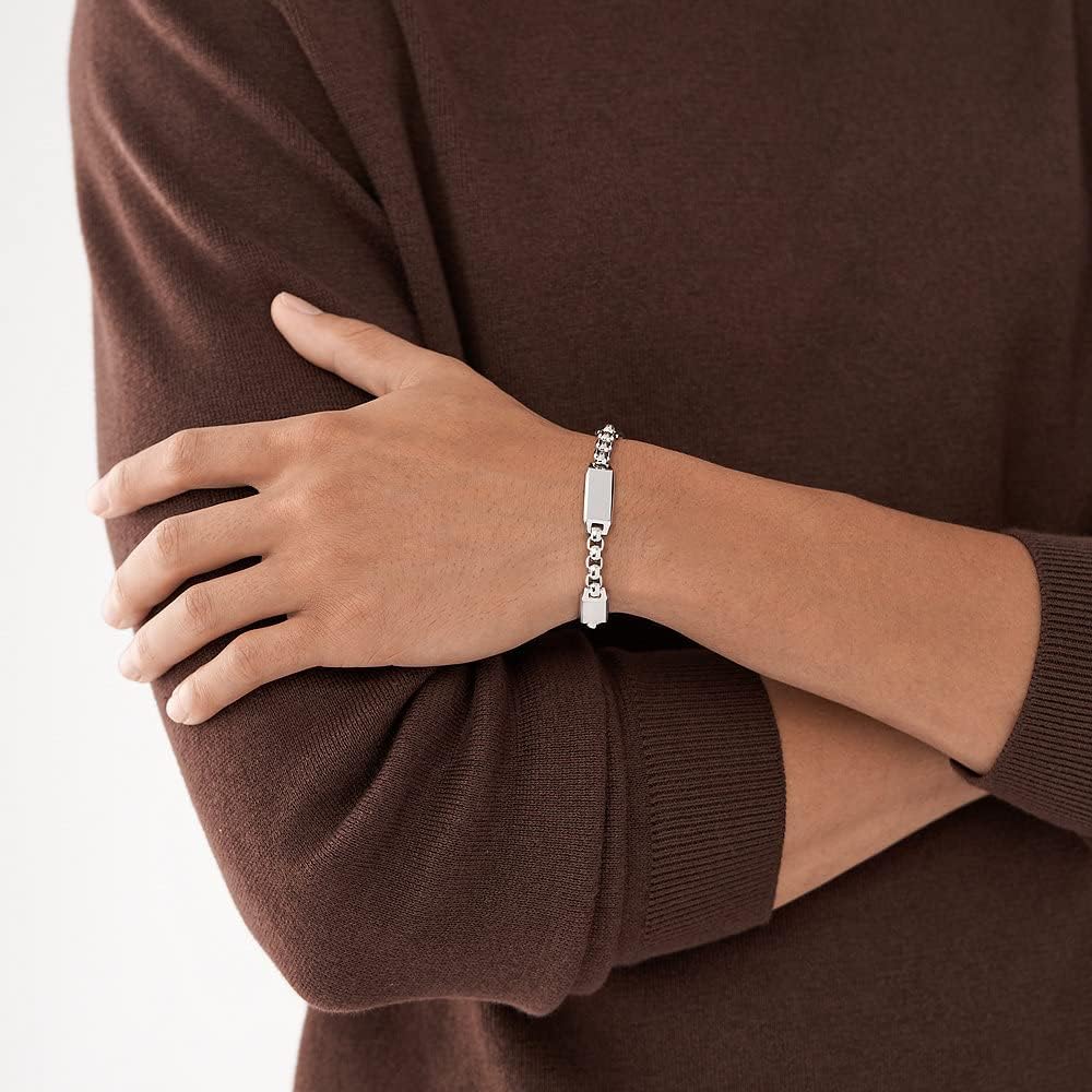 Thumbnail 4 de Fossil Drew Herrenarmband aus Edelstahl mit Karabinerverschluss