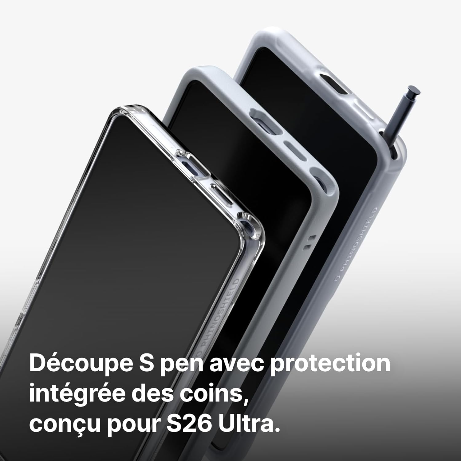 Thumbnail 4 de RhinoShield SolidX pour Galaxy S26 Ultra – coque renforcée anti-chocs fine et minimaliste, bleu classique