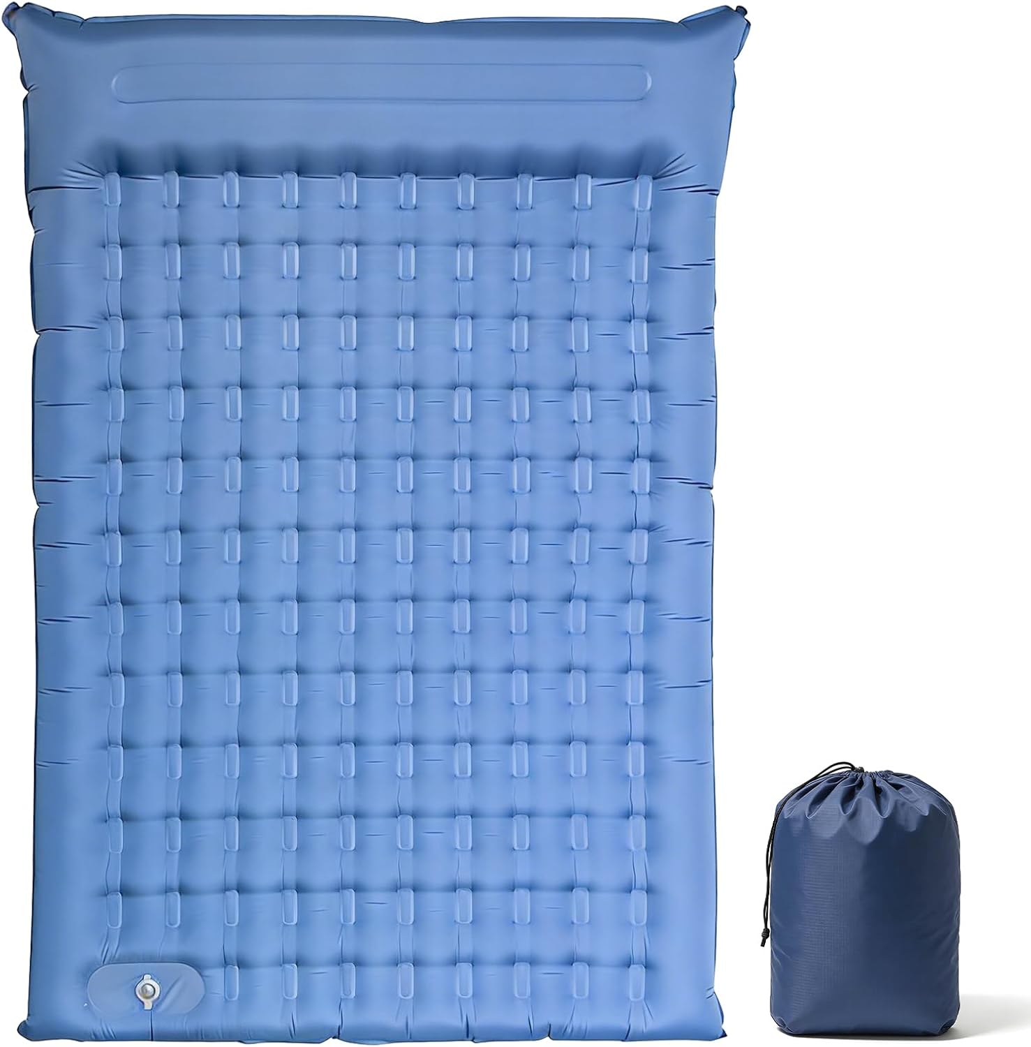 Thumbnail 6 de Self-Inflating Camping Mattress Single Foot-Powered Inflation – 195 x 66 x 10 cm