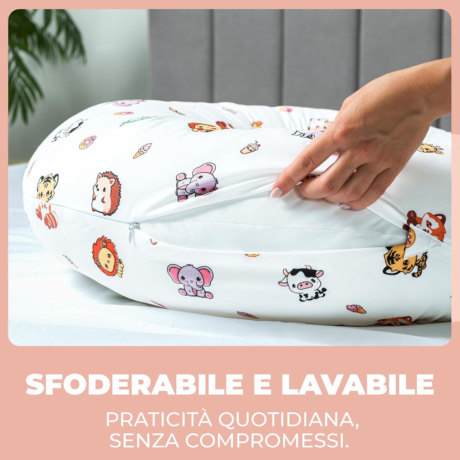 Thumbnail 5 de Cuscino gravidanza e allattamento per dormire di lato