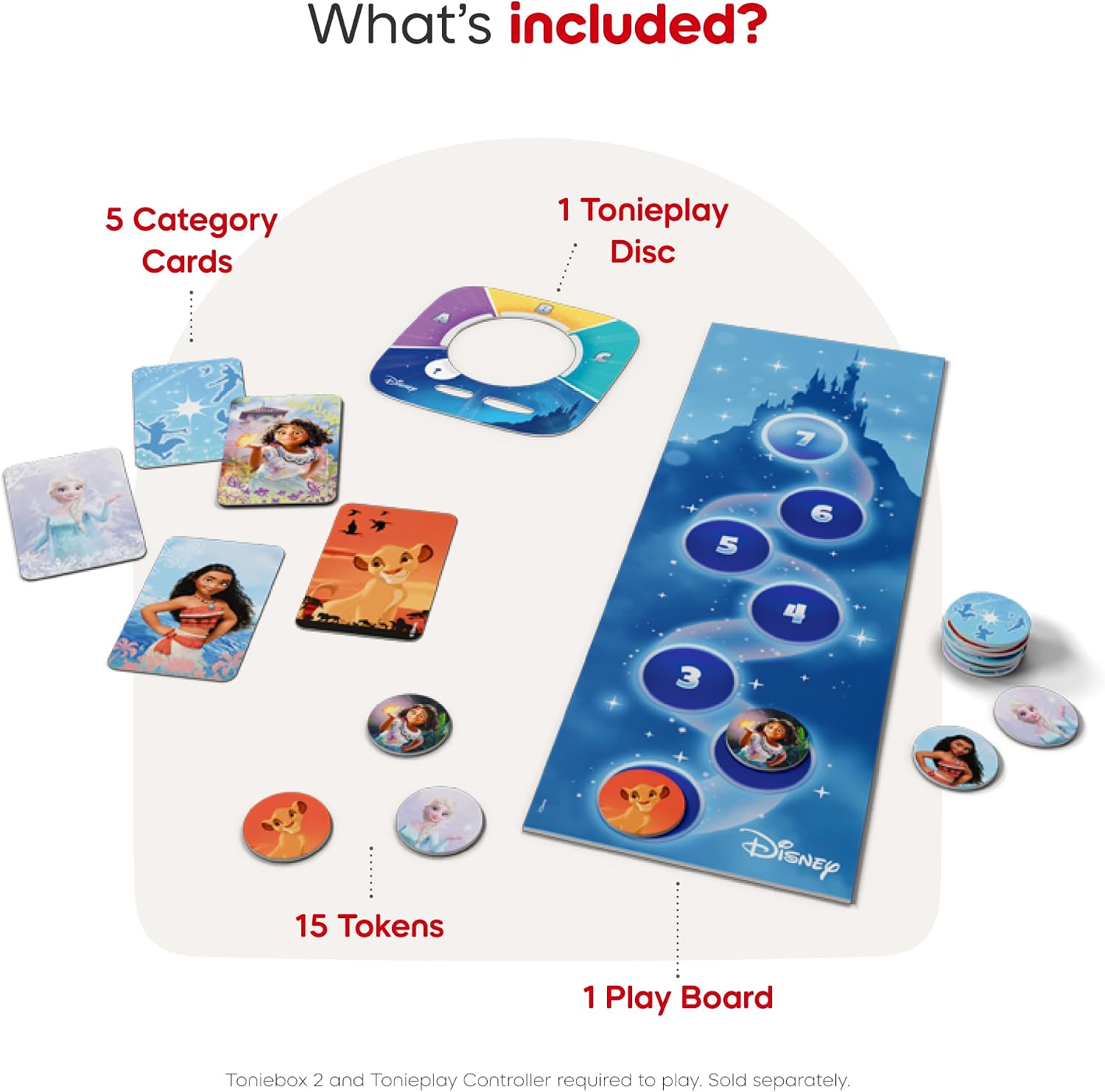 Detalle de tonies Disney Quiz Kingdom Tonieplay Game