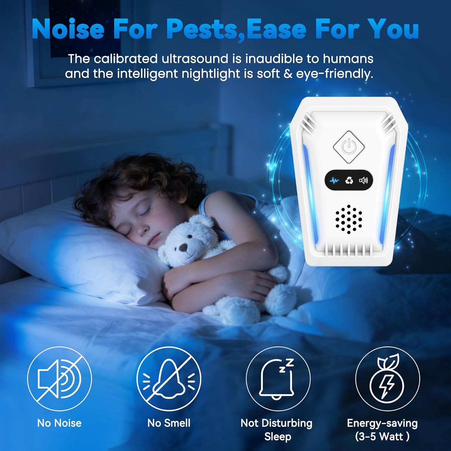 Thumbnail 6 de Upgraded Ultrasonic Pest Repeller 6 Pack