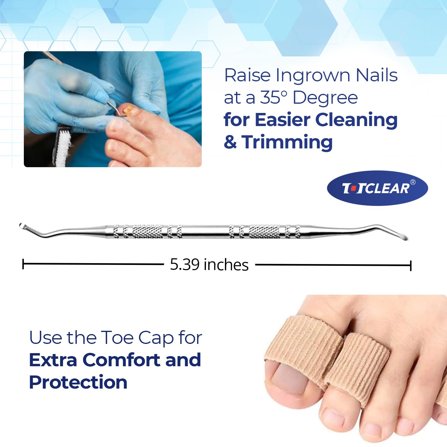 Detalle de Ingrown Toenail Relief: 30ml Kit with Drops for Gentle Care