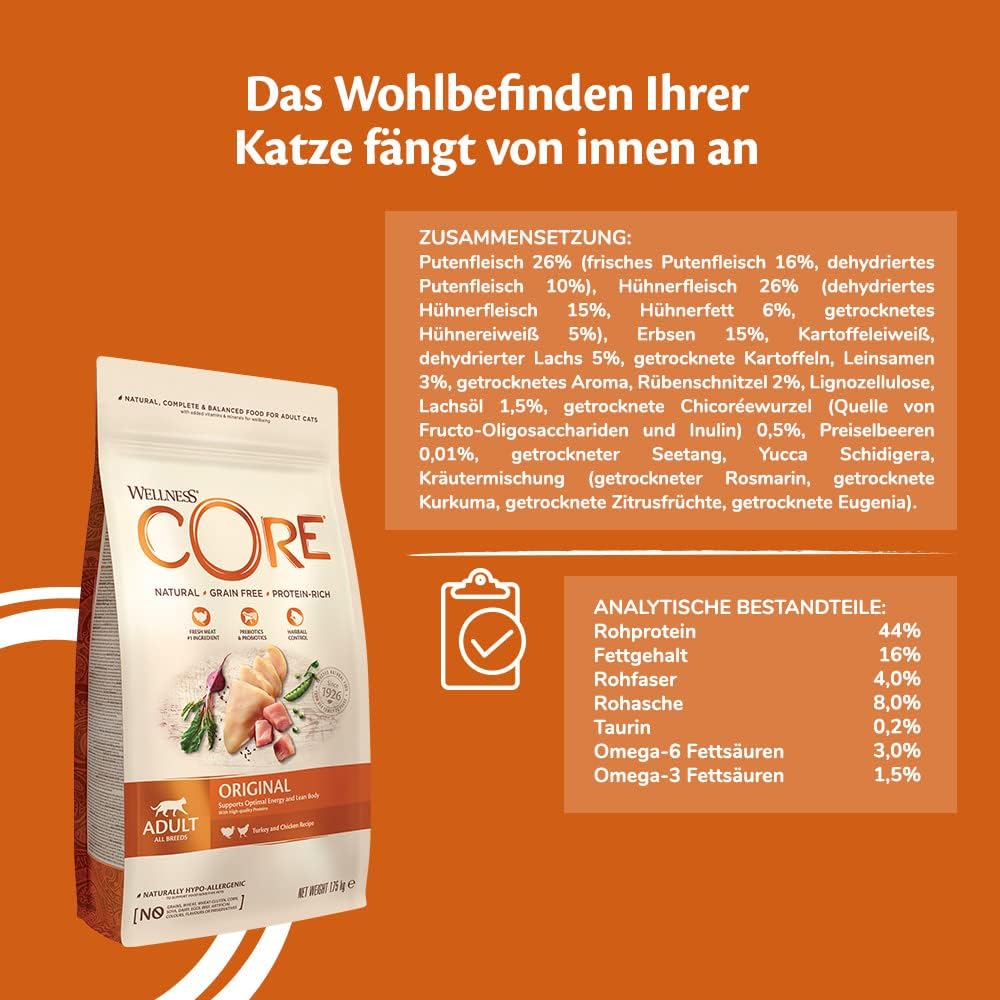 Detalle de Wellness CORE Original 1,75 kg Katzenfutter đ