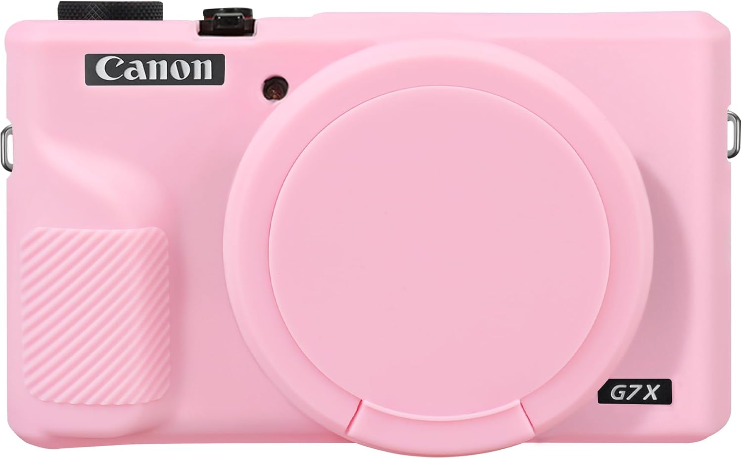 Canboc Fall für Canon PowerShot G7X Mark III Silikonhülle rosa