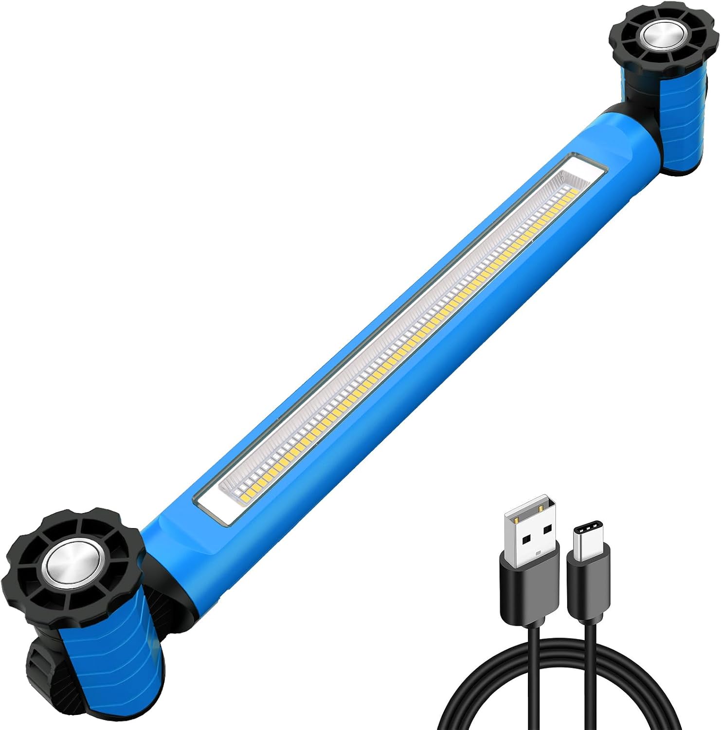 Detalle de MEIHUA SWL-01 lampa robocza LED 3000 lm, 6 trybów, magnesy i hak